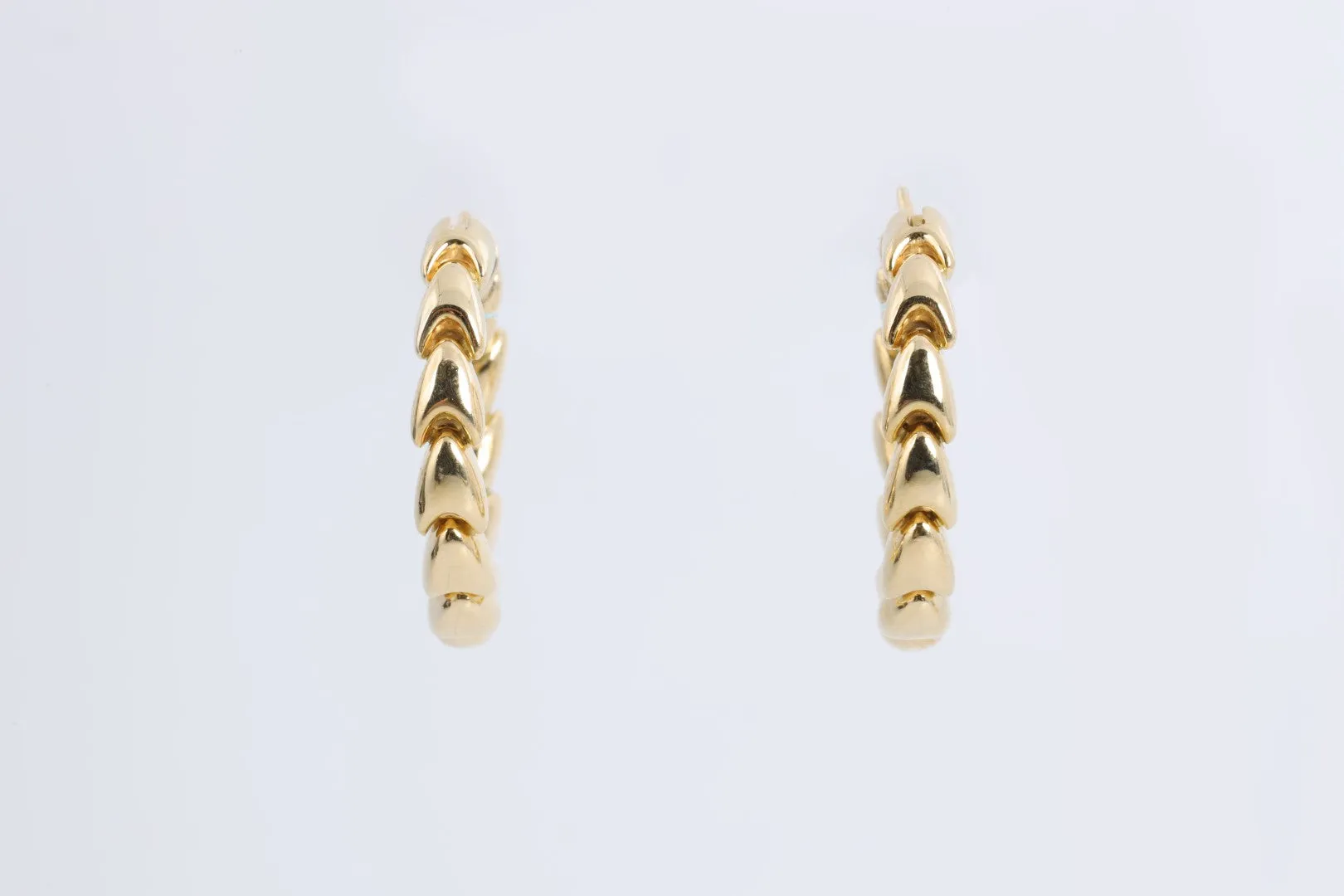 18k Yellow Gold Hoop Earrings (11.09g.)