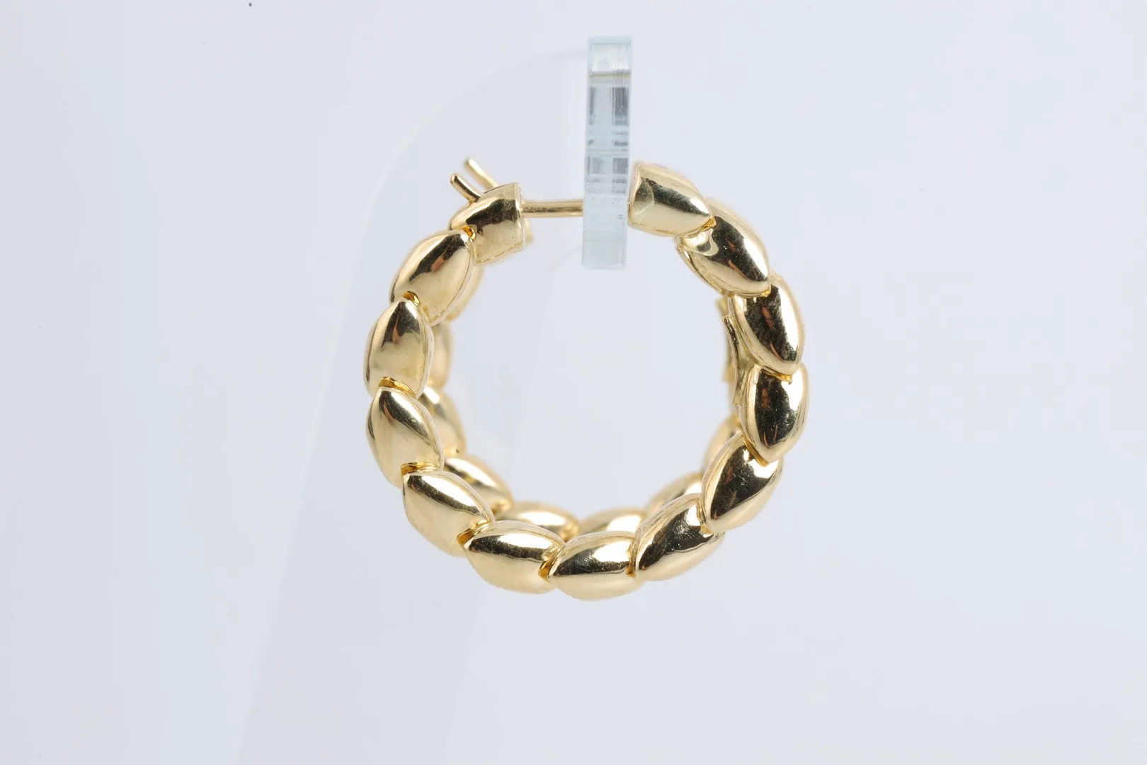 18k Yellow Gold Hoop Earrings (11.09g.)