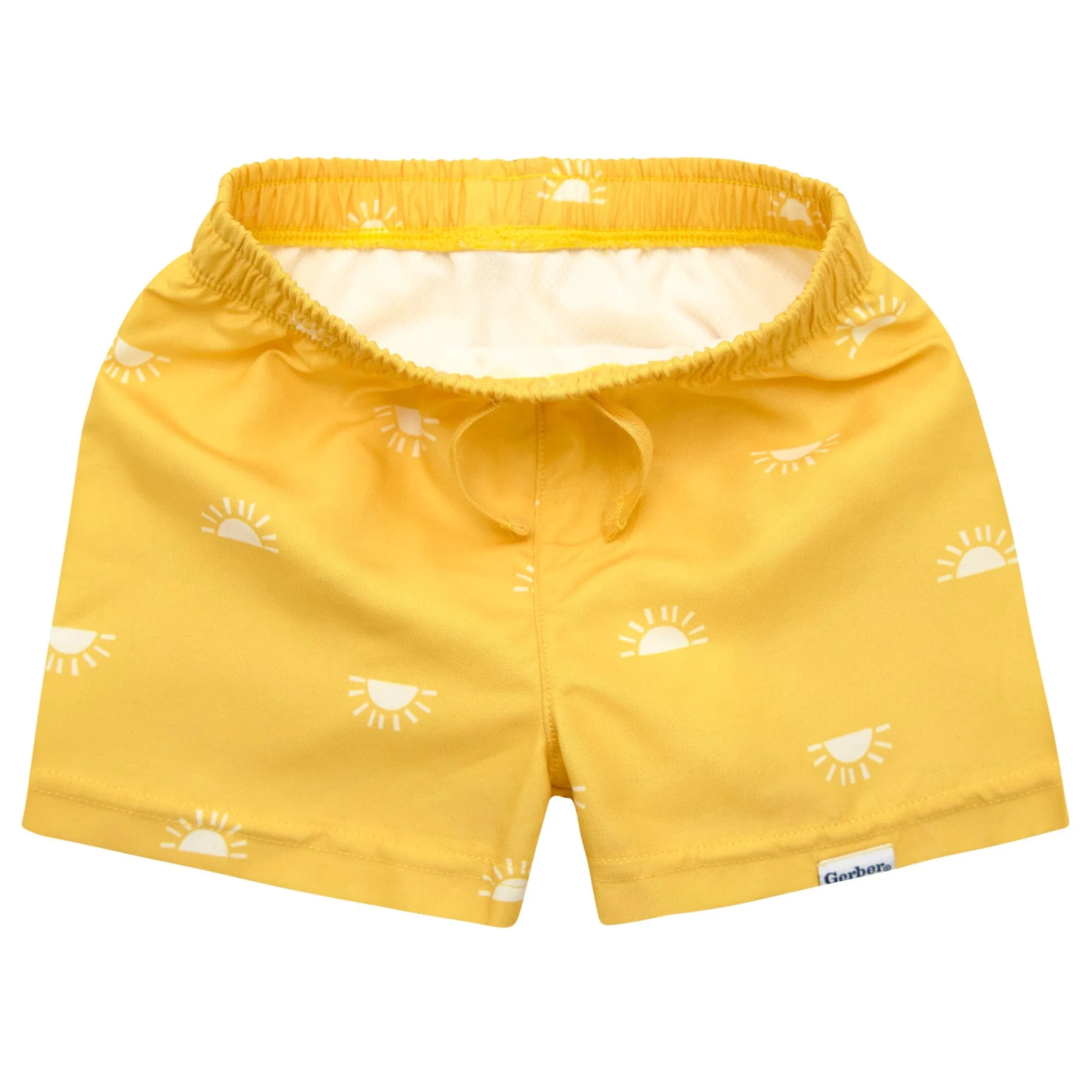 2-Pack Baby & Toddler Boys UPF 50+ Turtles & Suns Swim Trunks