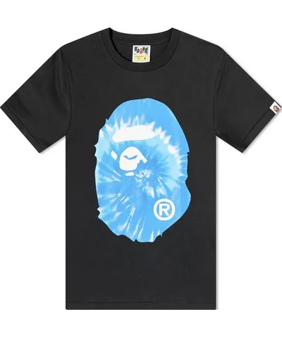 A Bathing Ape Women's Tie Dye Big Ape Head T-Shirt