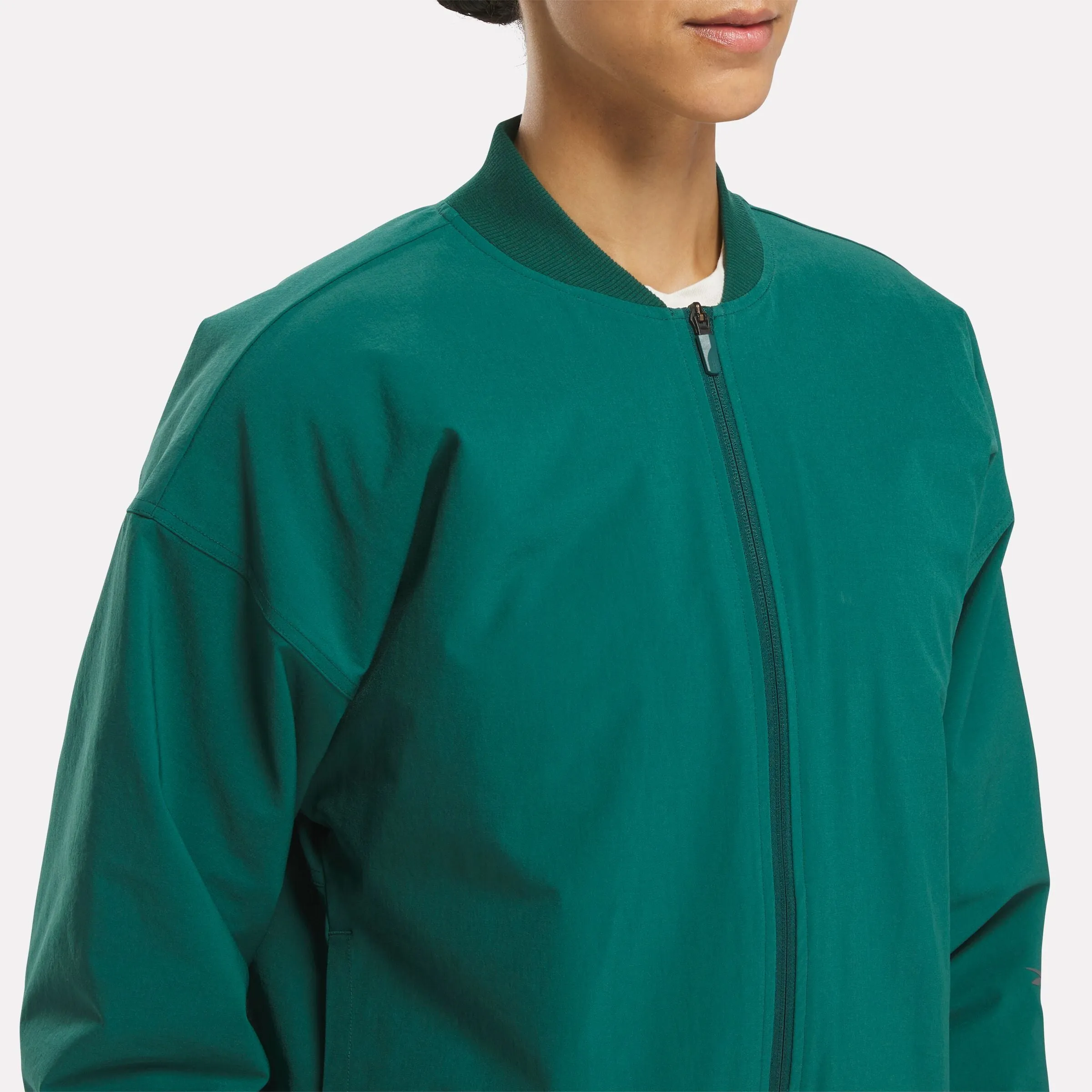 Active Collective Skystretch Woven Padded Jacket Collegiate Green