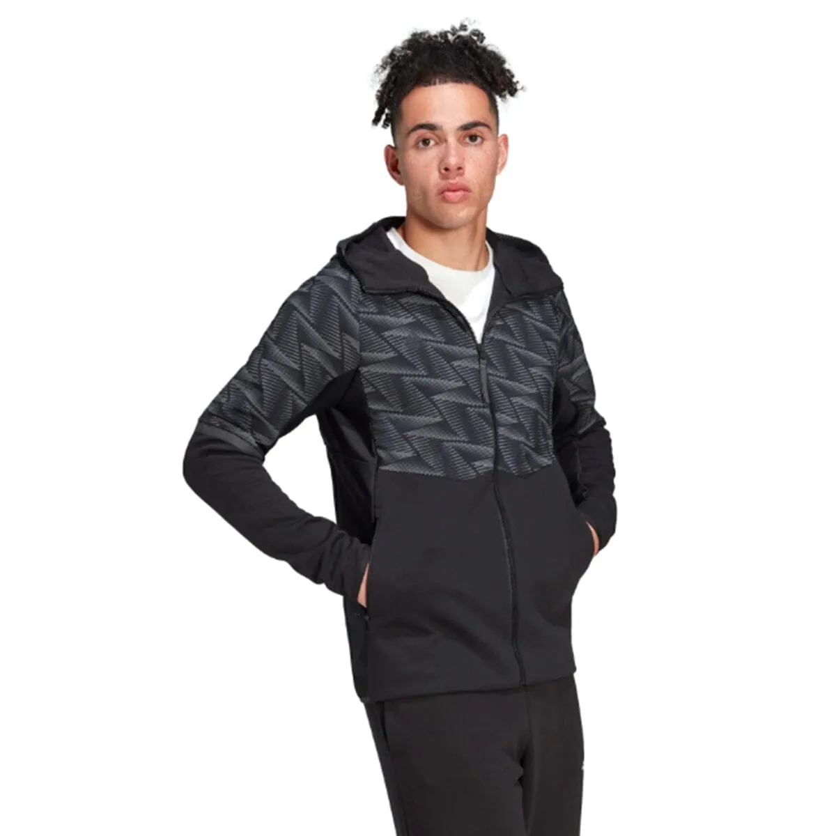 adidas Men's Designed For Gameday Full-Zip Hoodie | HI5689