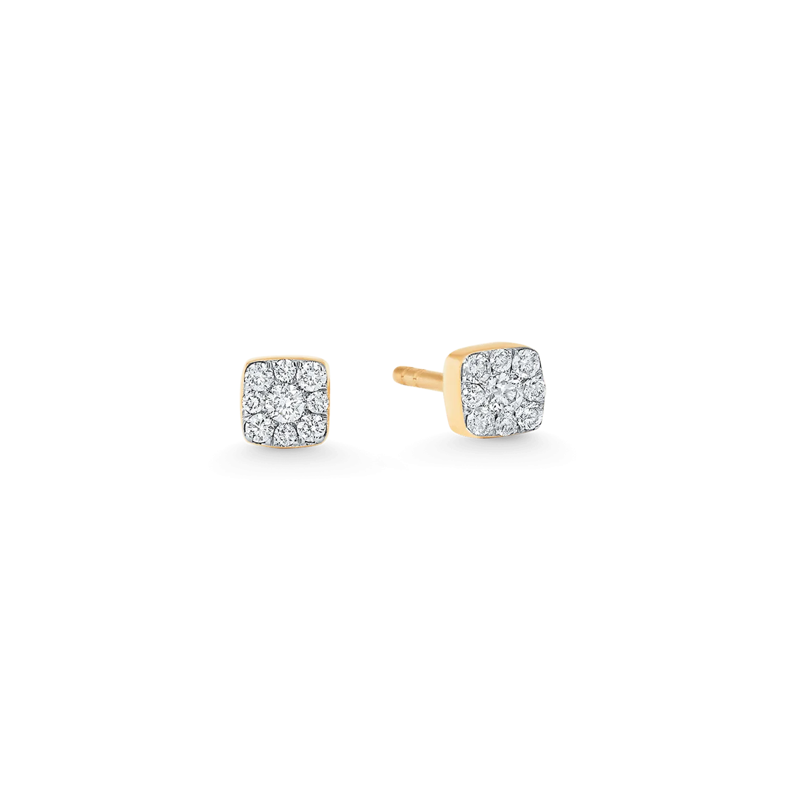 Adira Petite Diamond Cluster Stud Earrings