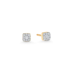 Adira Petite Diamond Cluster Stud Earrings