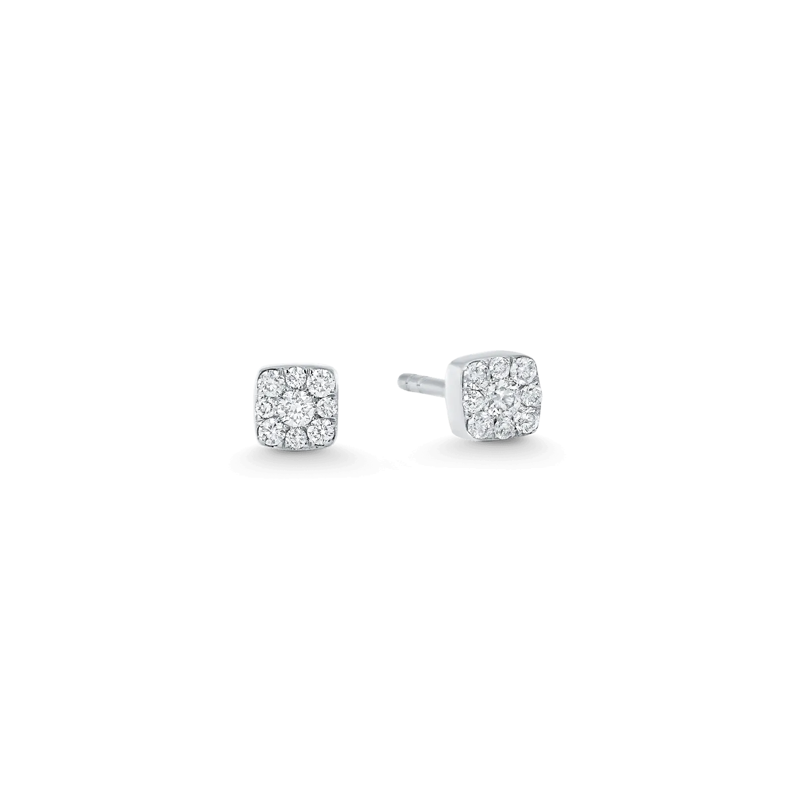 Adira Petite Diamond Cluster Stud Earrings