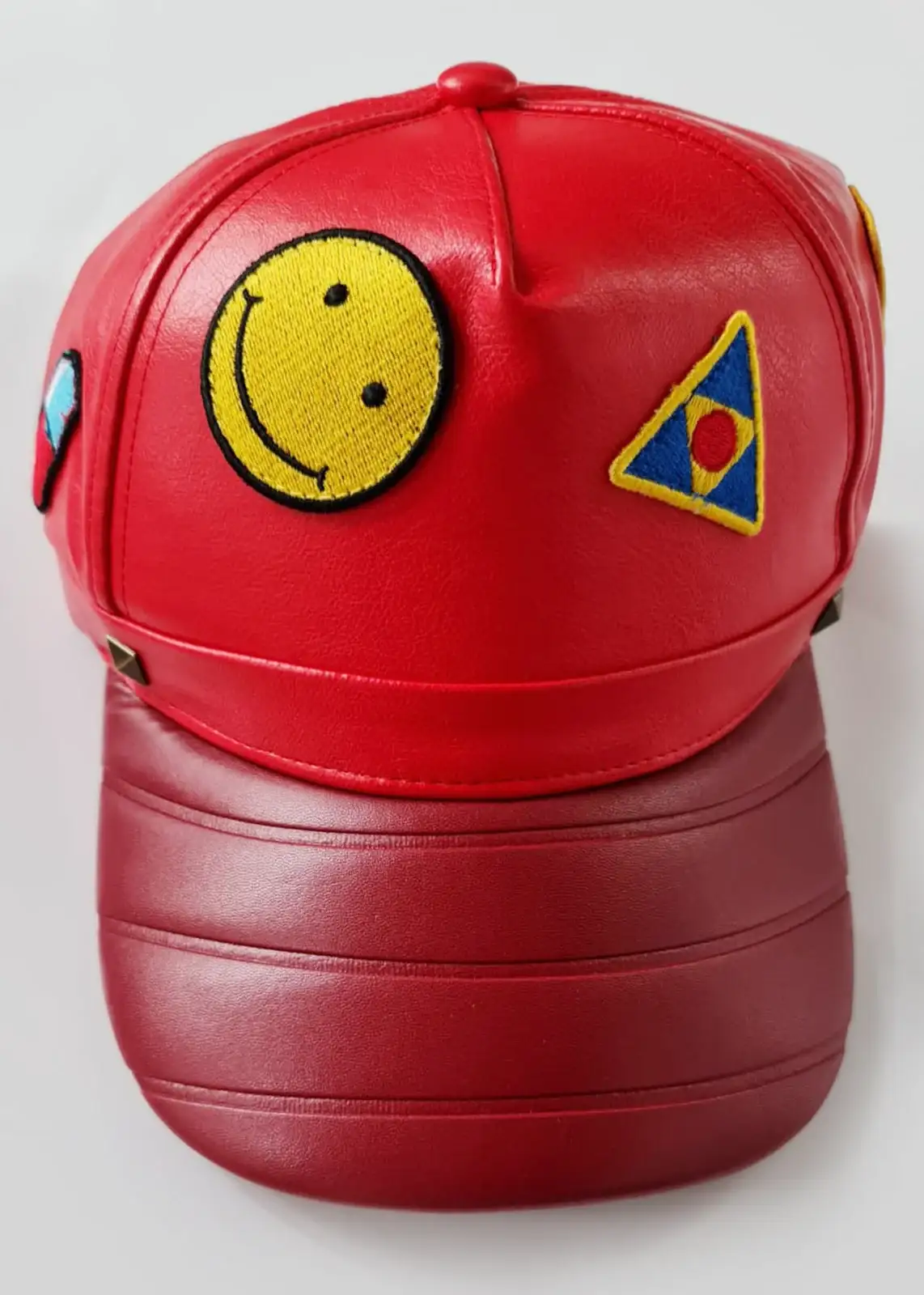 Akira Kaneda Red Patch Leather Hat Anime Movie