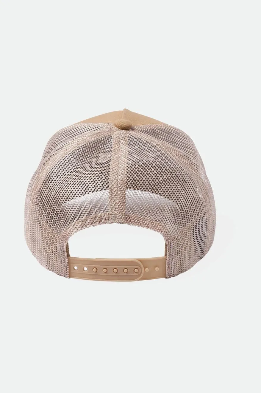 Alpha Block Netplus Trucker Hat - Sand/Sand