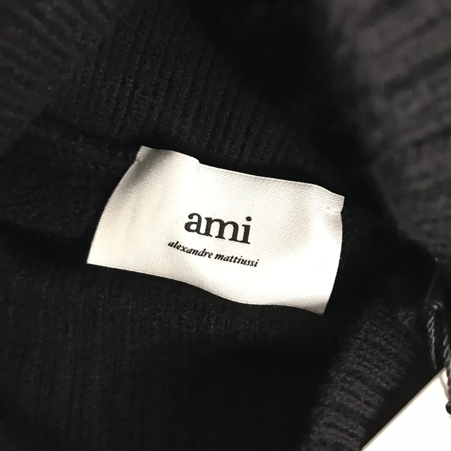 AMI PARIS  |Heart Unisex Wool Long Sleeves Plain Oversized Logo