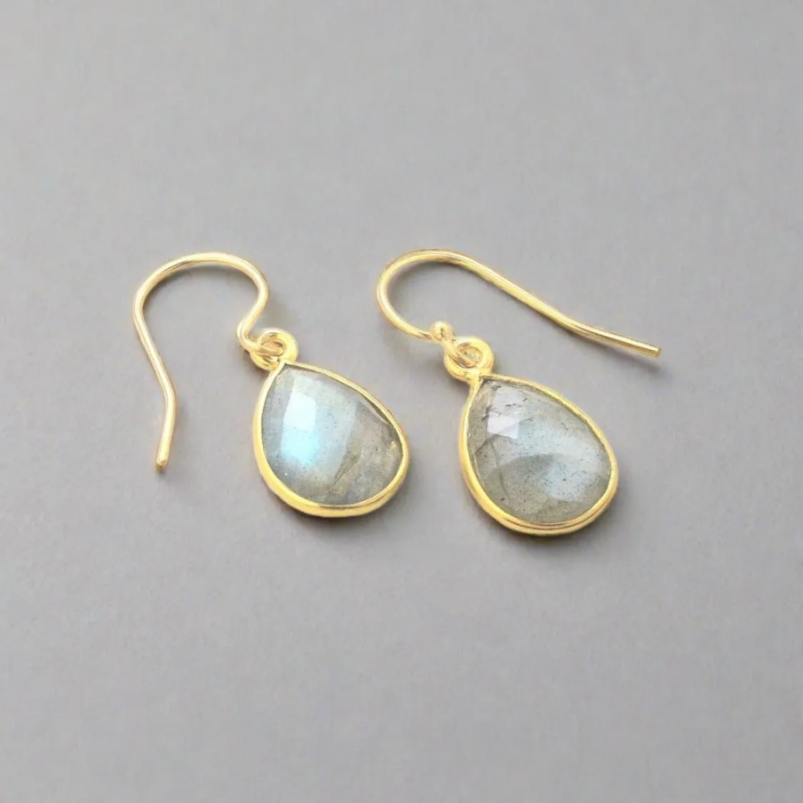 Andi Small Labradorite Dangle Earrings