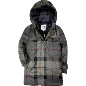 Appaman New Gotham Plaid Water And Wind-Resistant Coat, Grey