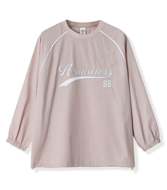 AVANDRESS  |Unisex Street Style Long Sleeves Plain Oversized Logo