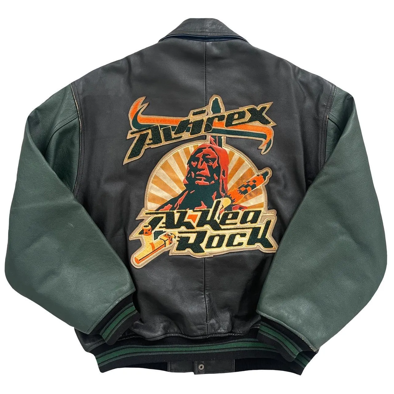 Avirex Leather Varsity Jacket