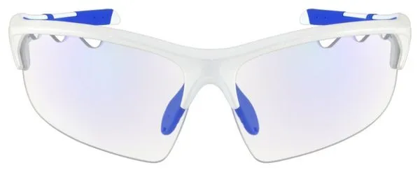 AZR Kromic Huez White Glasses - Blue Photochromic Lenses