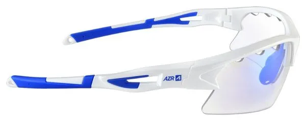 AZR Kromic Huez White Glasses - Blue Photochromic Lenses