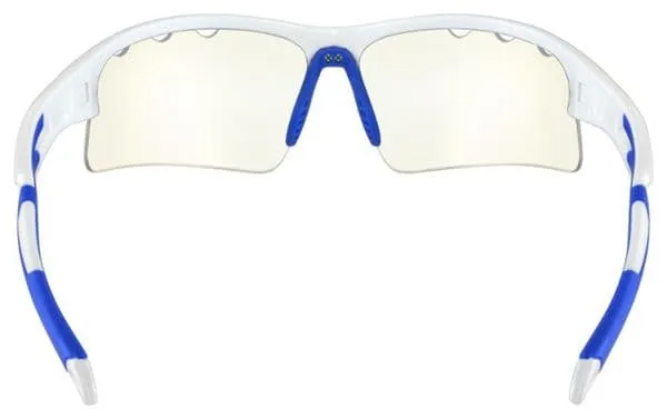 AZR Kromic Huez White Glasses - Blue Photochromic Lenses