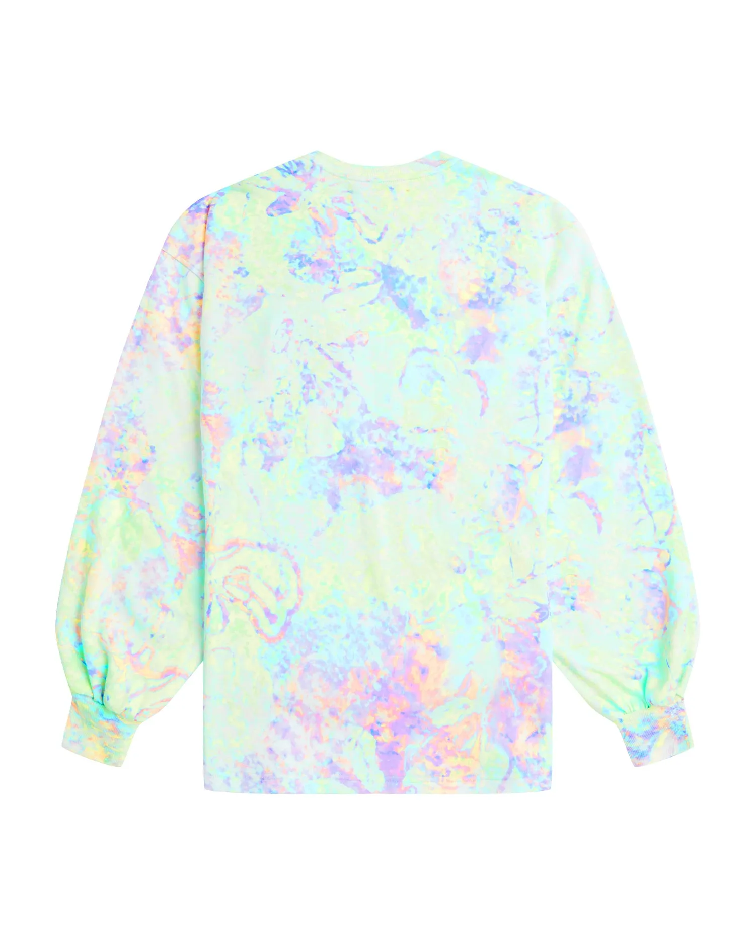 BAPY TIE-DYED EFFECT SWEATSHIRT LADIES