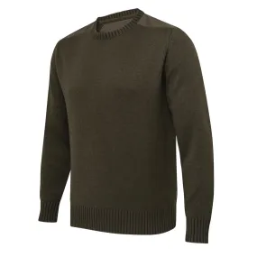 Beretta Wilton Crew Neck Tech Sweater Brownbark / Moss