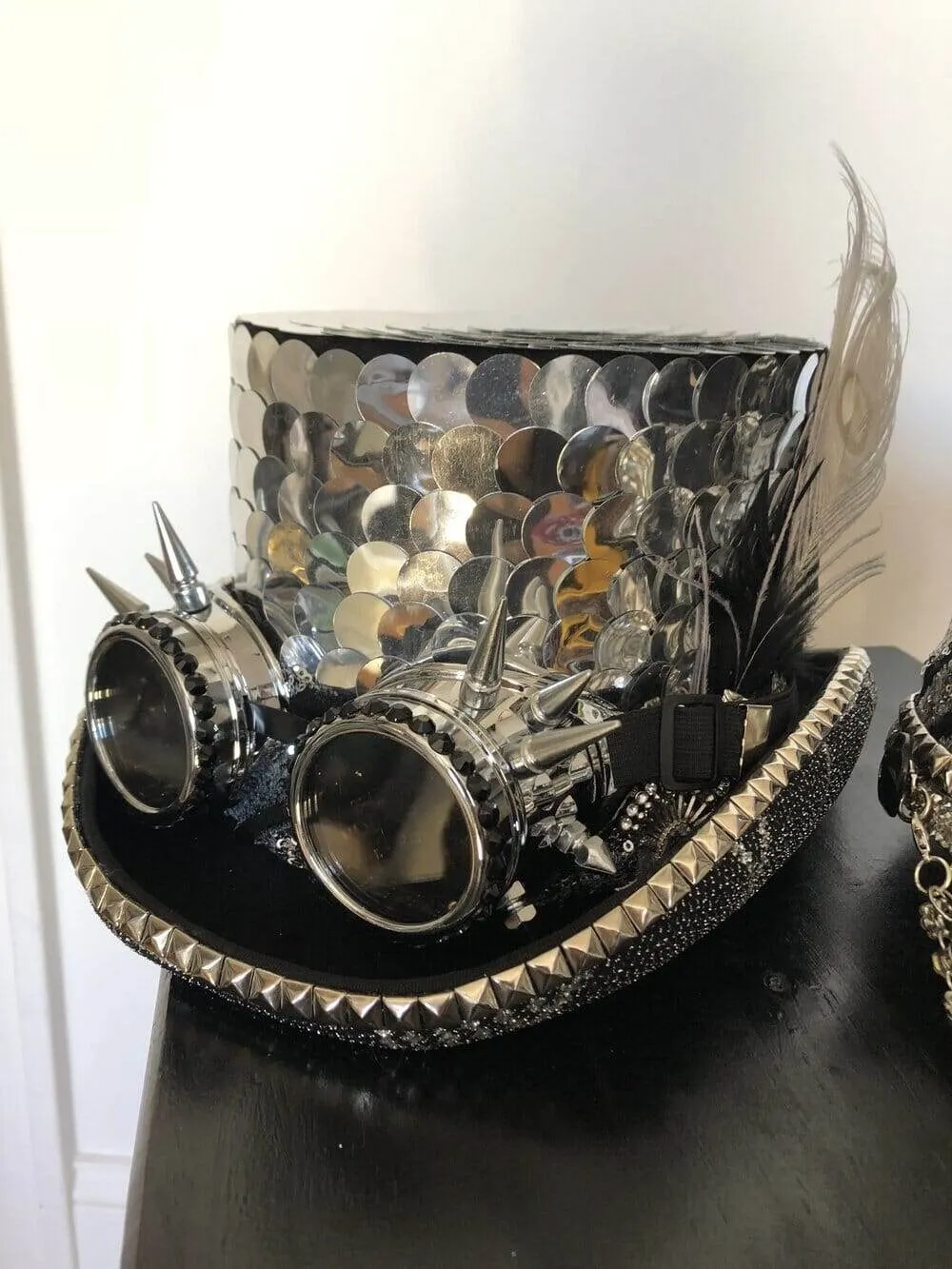 Bespoke Sequin Top Hat