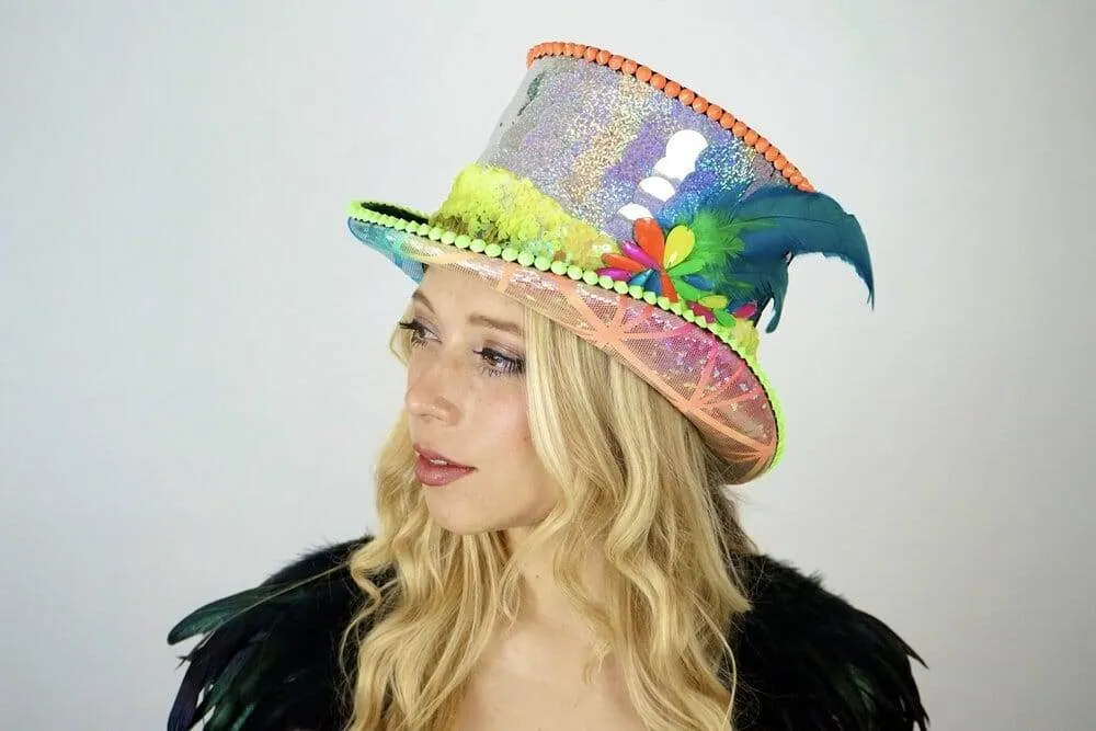 Bespoke Sequin Top Hat