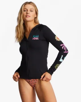 Billabong A/Div Hooded Rashguard-Black