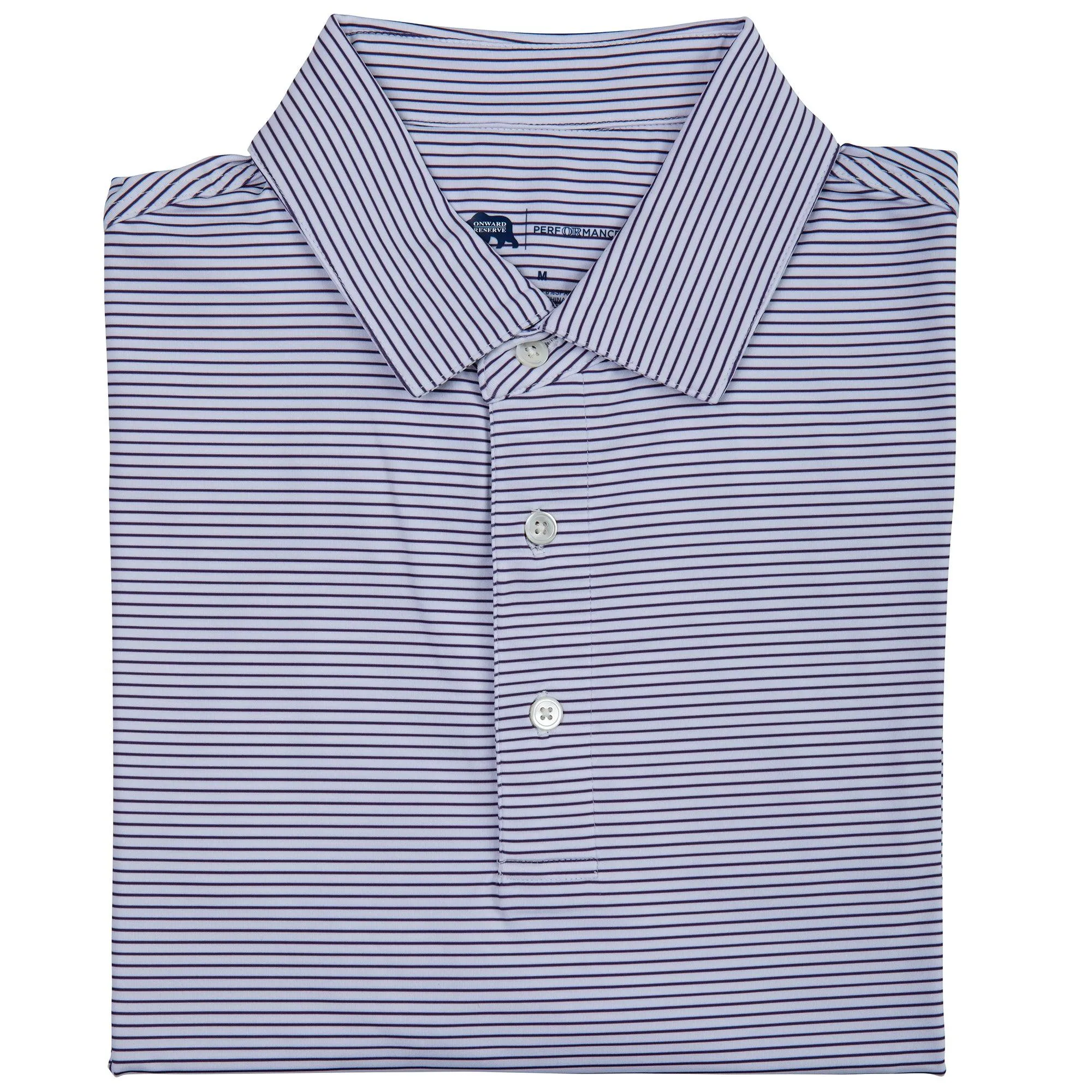 Birdie Stripe Performance Polo