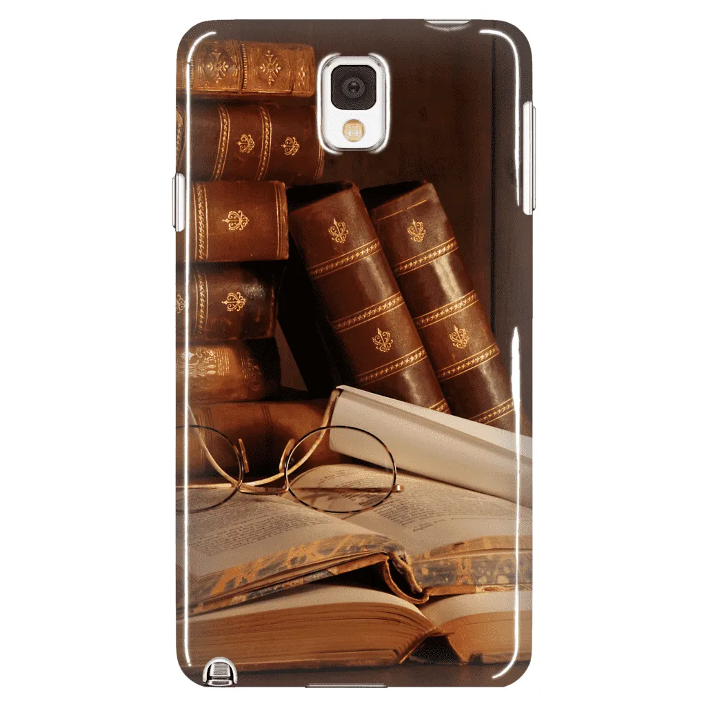 Books & Glasses Phone Cases