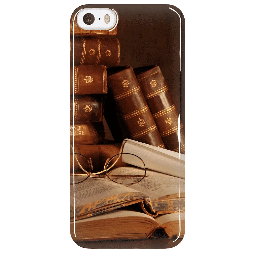 Books & Glasses Phone Cases