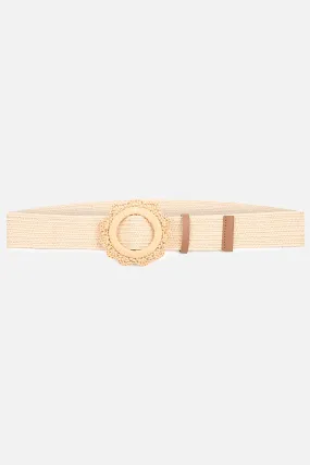 Braided Buckle Elastic Belt