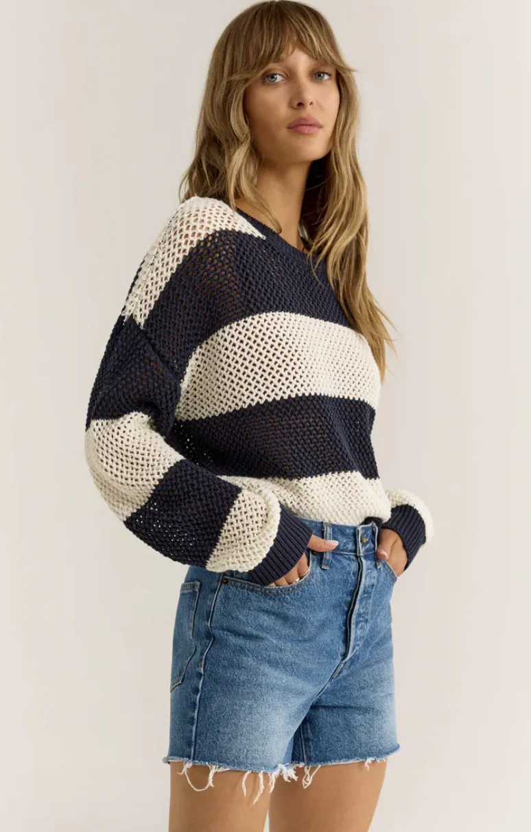 BROADBEACH STRIPE SWEATER