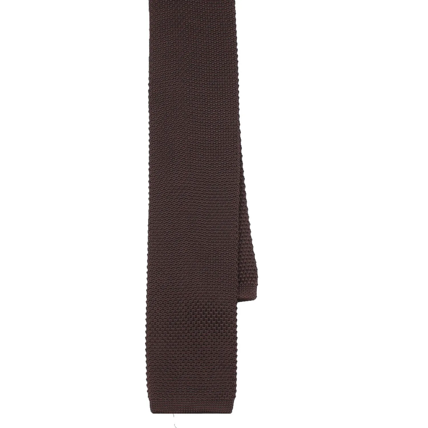 Brown Knitted Tie