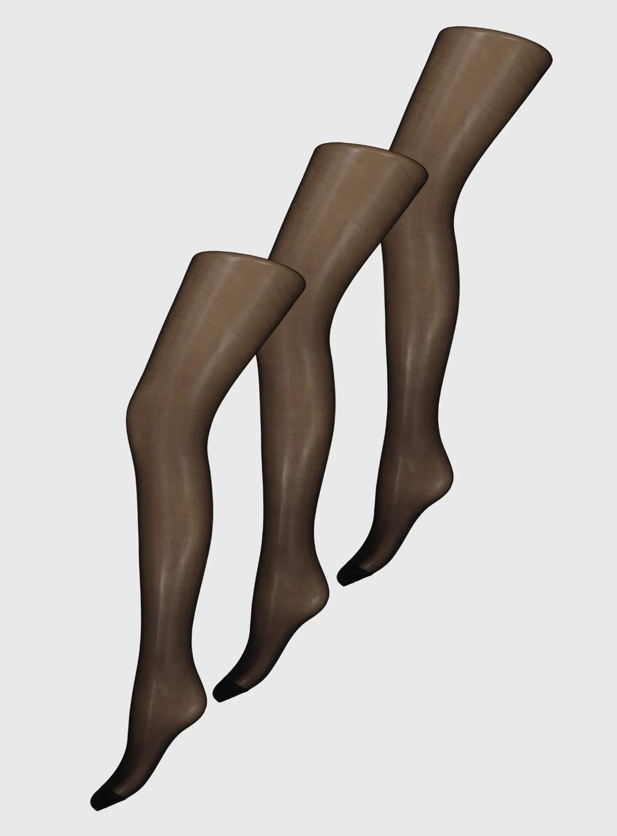 Buy Nearly Black 15 Denier Gloss Tights 3 Pack XL | Tights | Tu