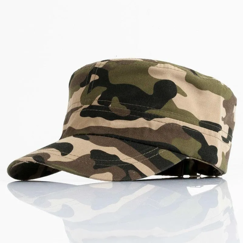 Camo Military Tactical Cap Snapback Hat