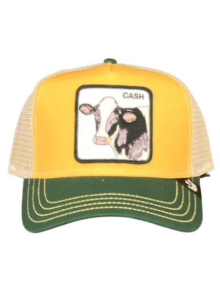 CAPPELLINO UOMO GIALLO/VERDE CASH