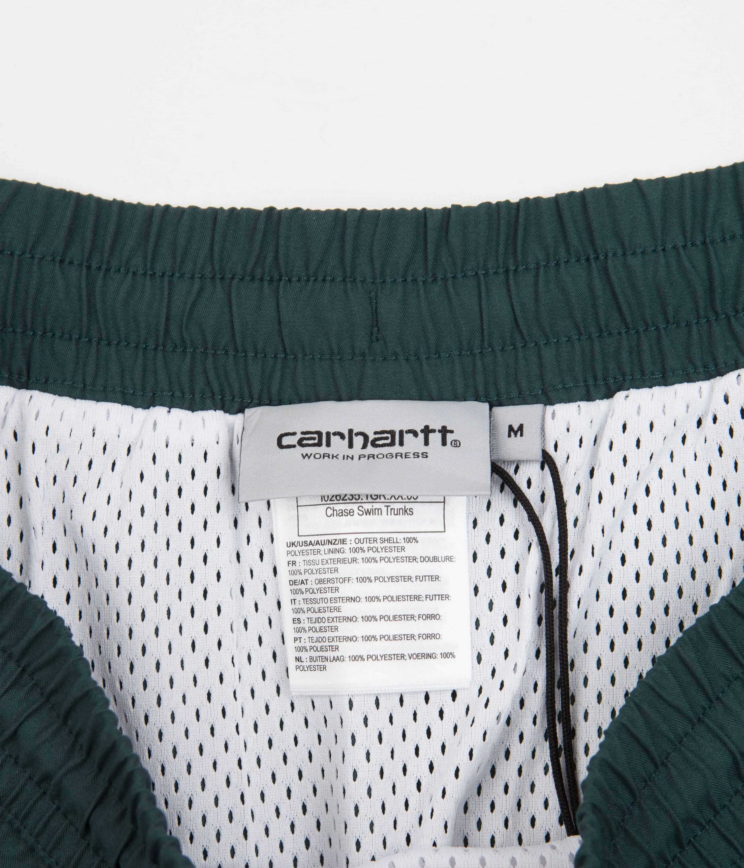 Carhartt Chase Swim Trunks - Botanic / Gold