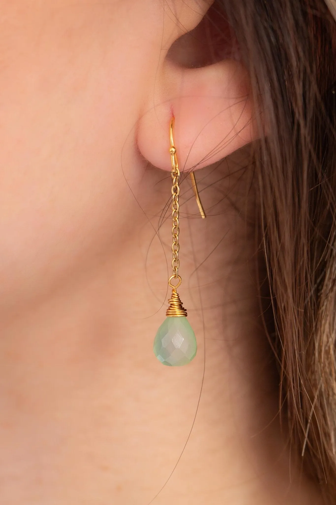 Chalcedony Earrings