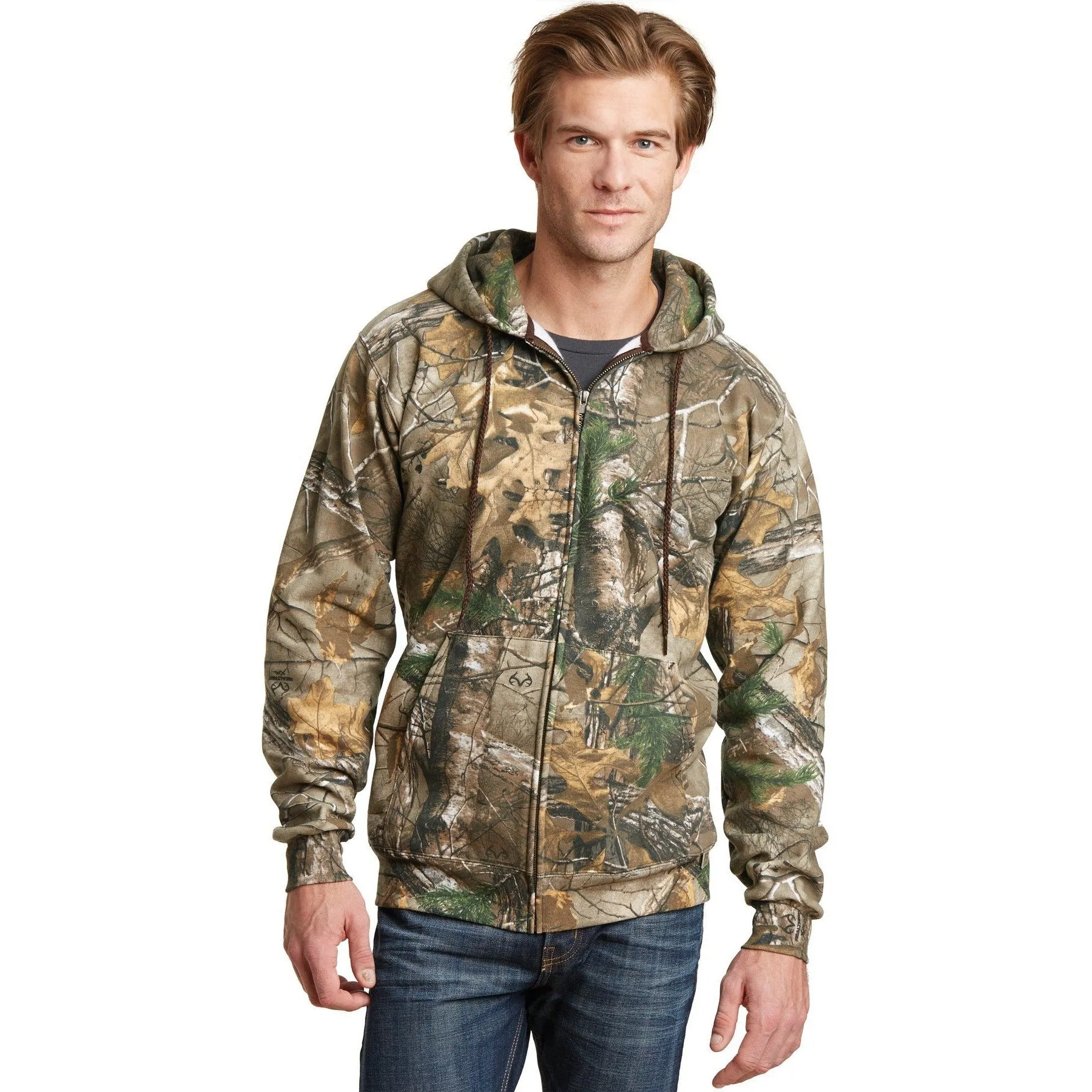 CLOSEOUT - Russell Outdoors Realtree Full-Zip Hooded Sweatshirt