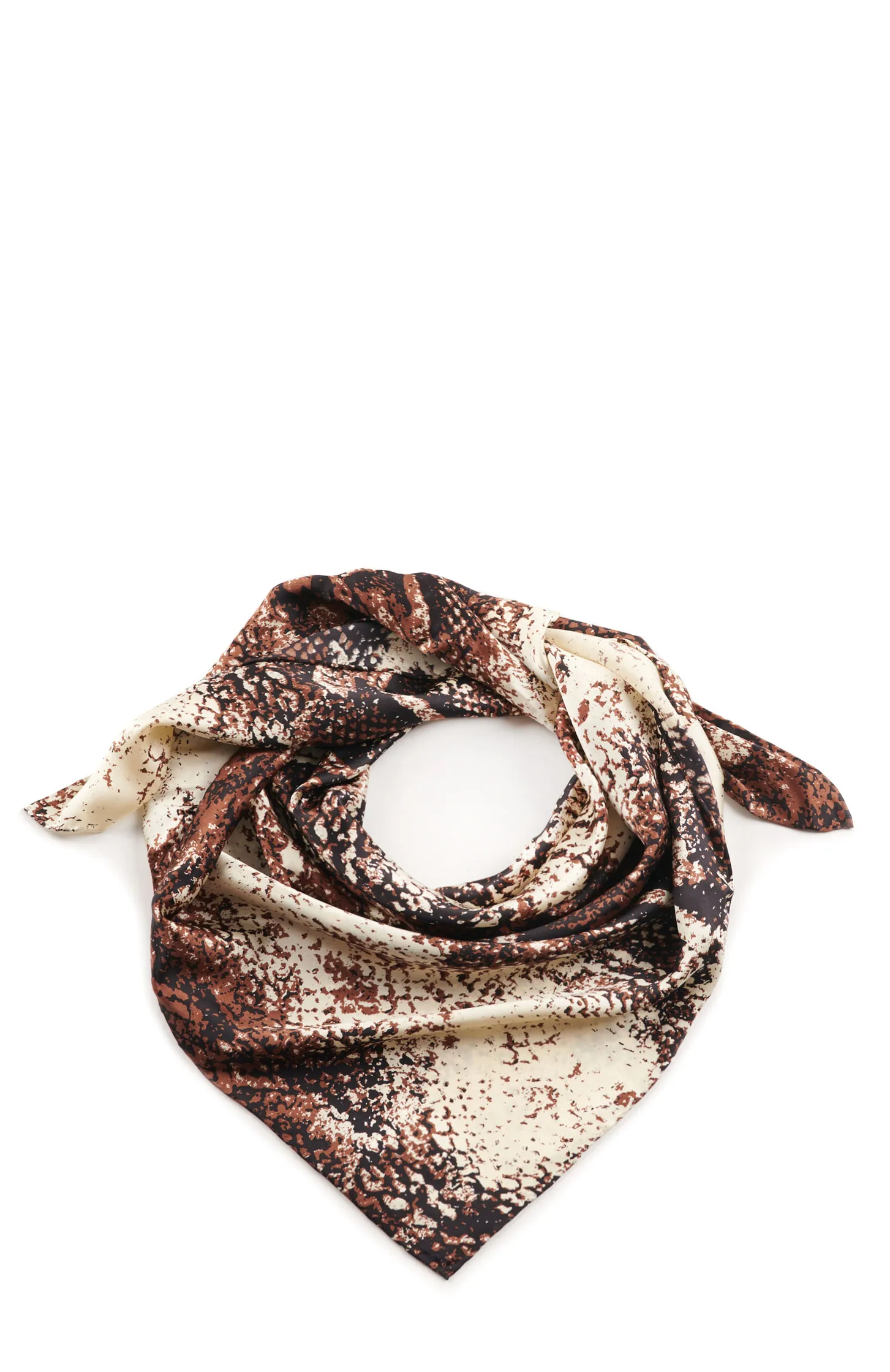 Cobra Snake Print Silk Wild Rags Scarf