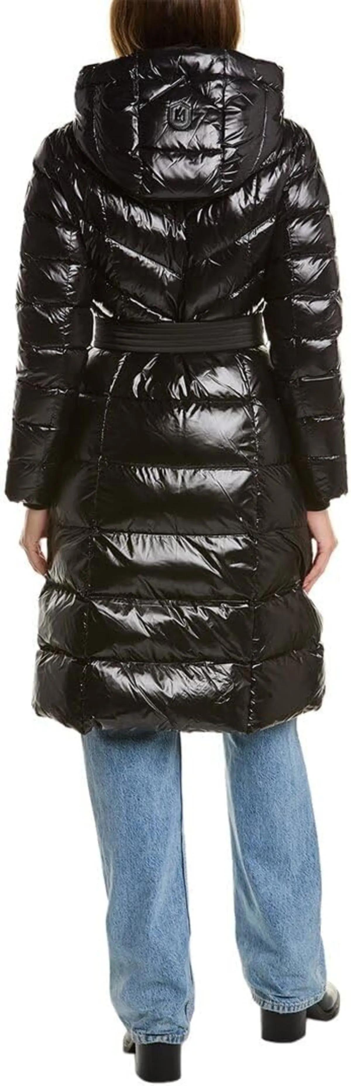 Coralia Puffer Maxi Coat - Black