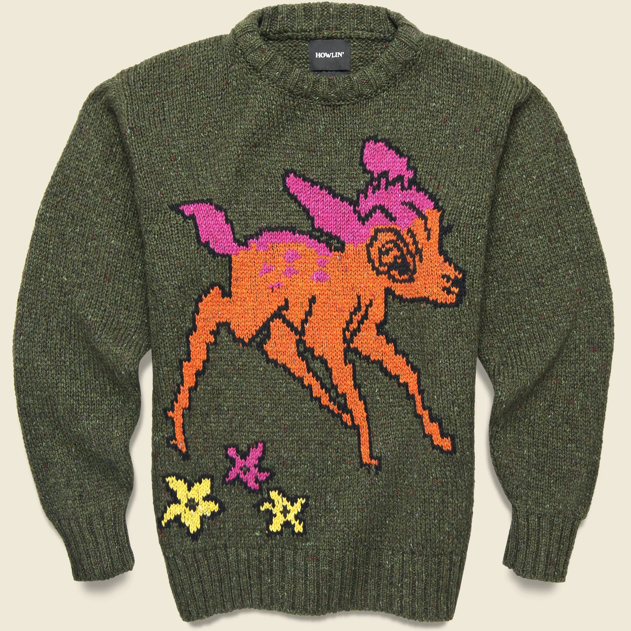 Cosmic Deer Sweater - In the Forest