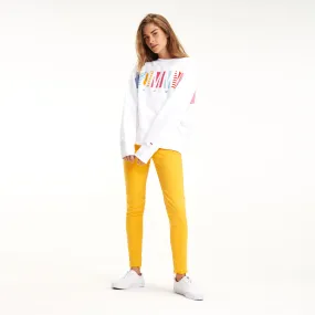 Cotton Graphic Logo Sweatshirt | Hoodies | Tommy Hilfiger