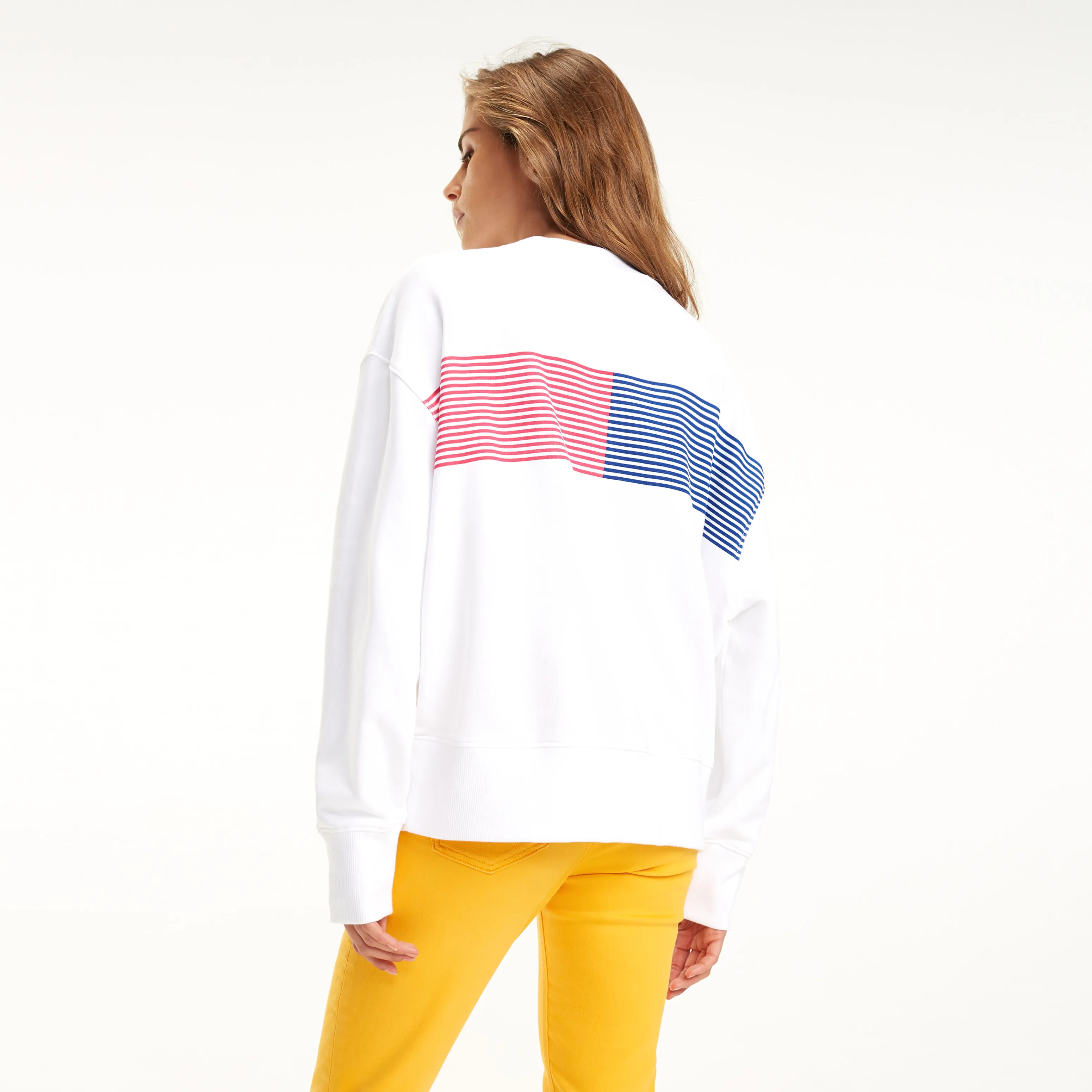 Cotton Graphic Logo Sweatshirt | Hoodies | Tommy Hilfiger