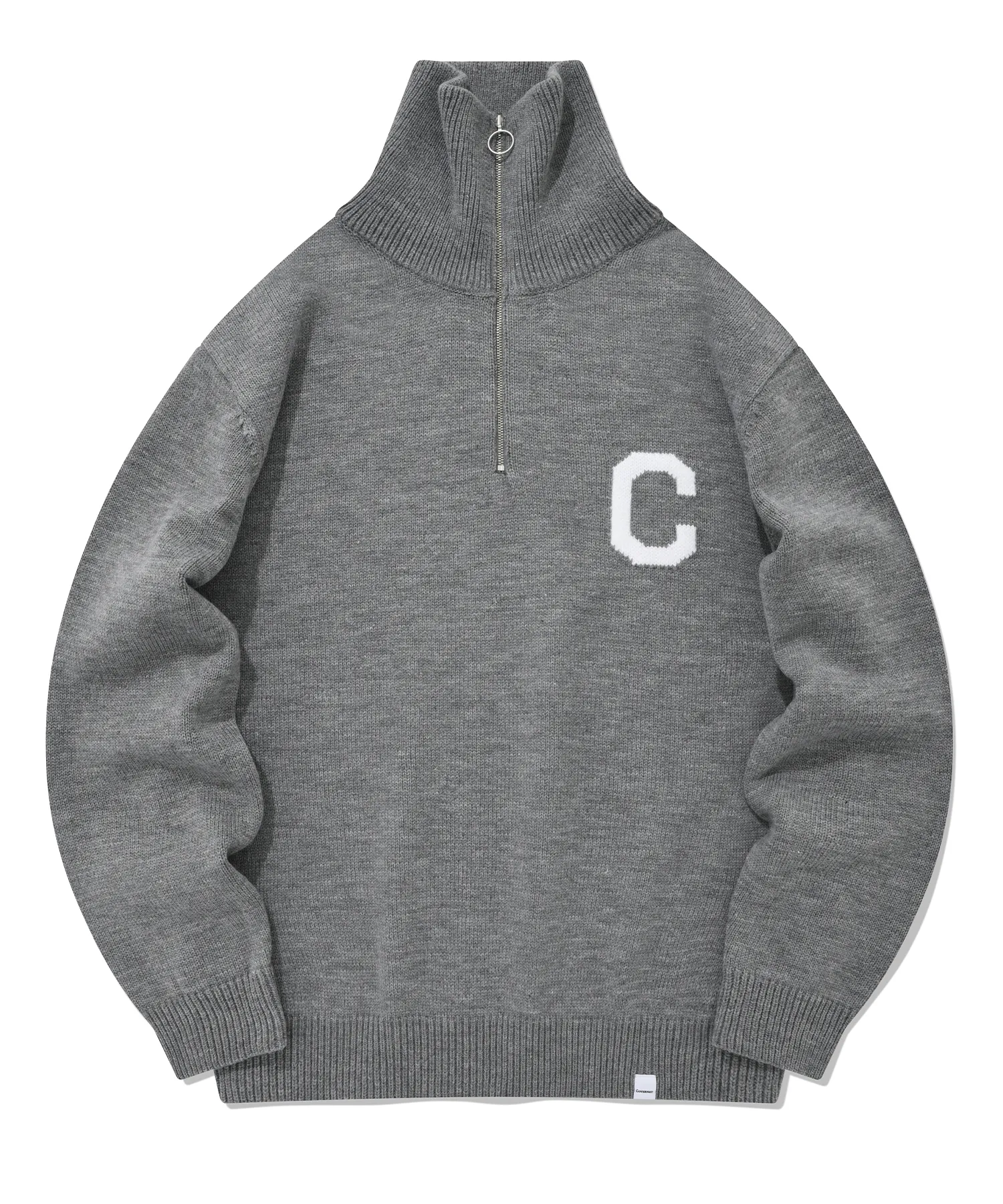 COVERNAT  |[COVERNAT]★C Logo Half Zip Up Knit