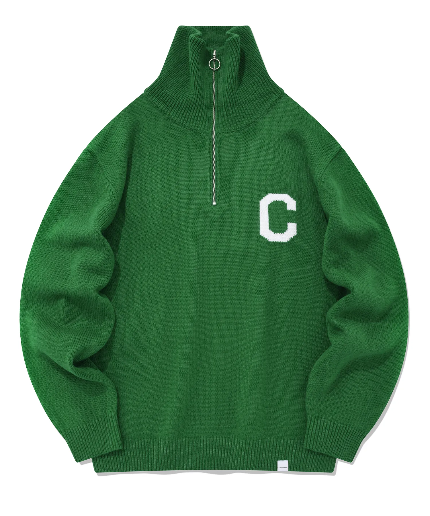 COVERNAT  |[COVERNAT]★C Logo Half Zip Up Knit