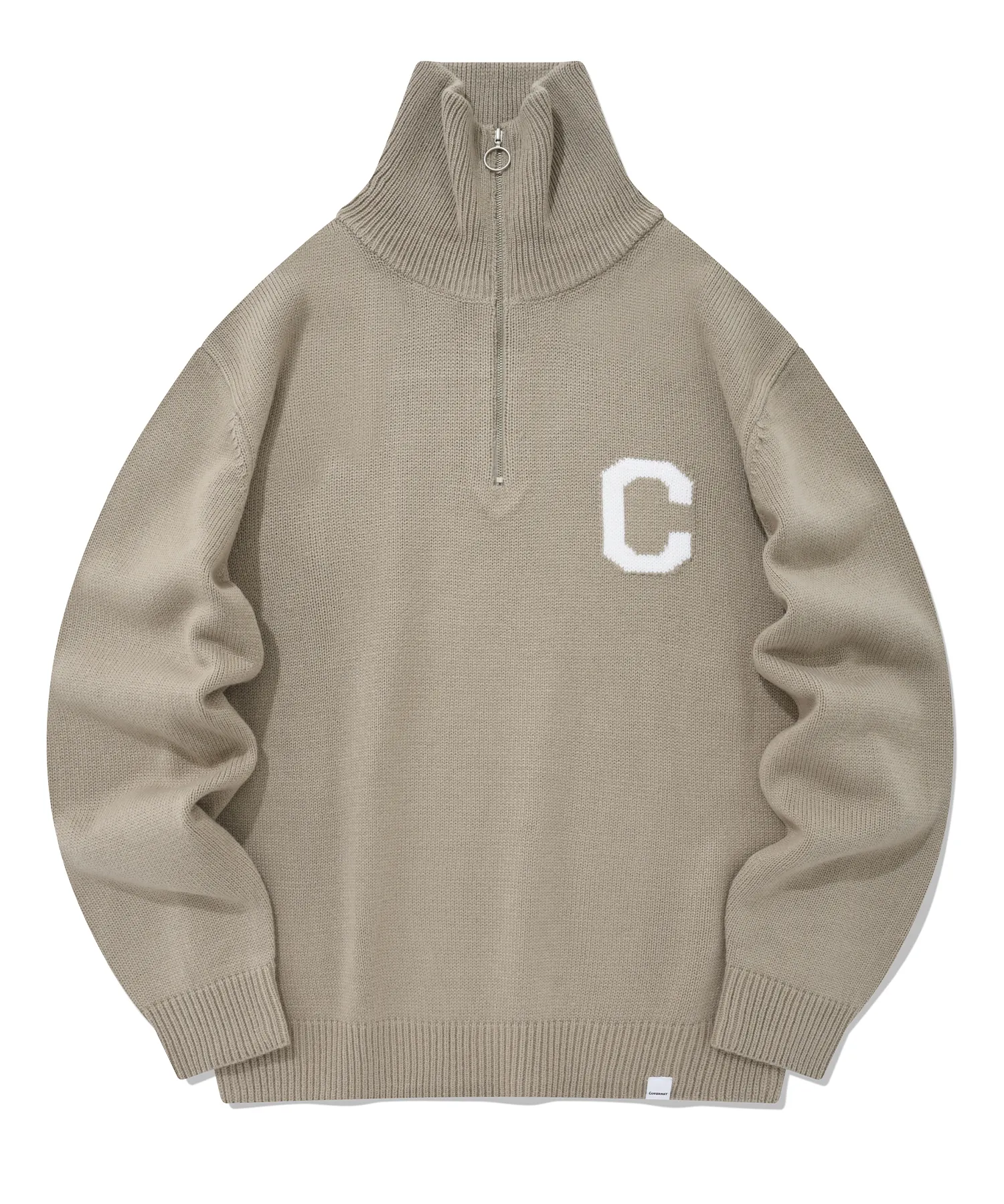 COVERNAT  |[COVERNAT]★C Logo Half Zip Up Knit