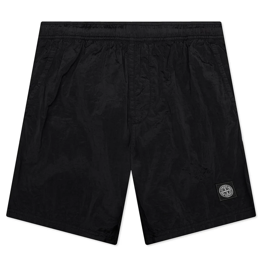 Econyl Regenerated Nylon Swim Trunks - Black