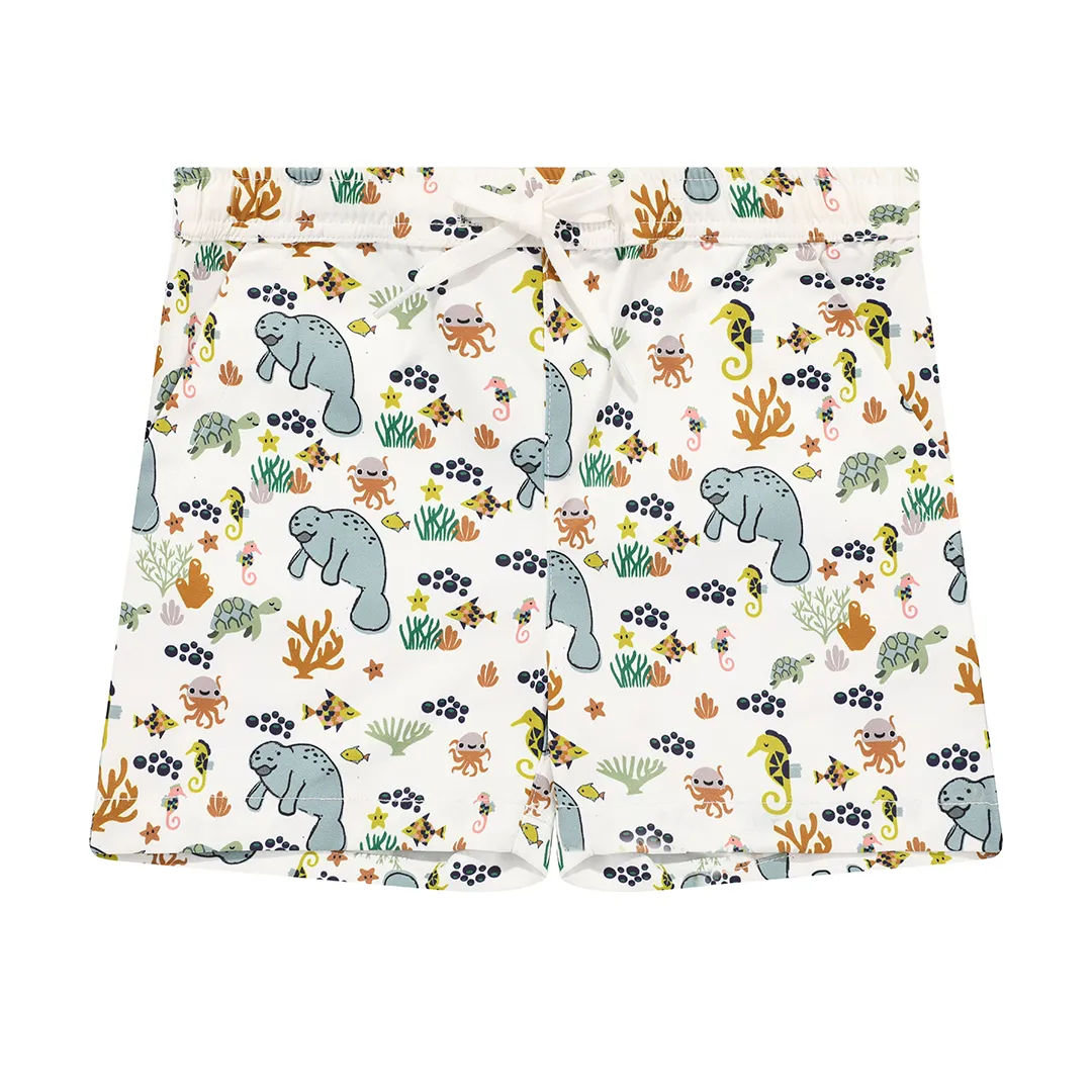 Emerson and Friends - Manatee Swim Trunks Kids Swimsuit: 3-6M