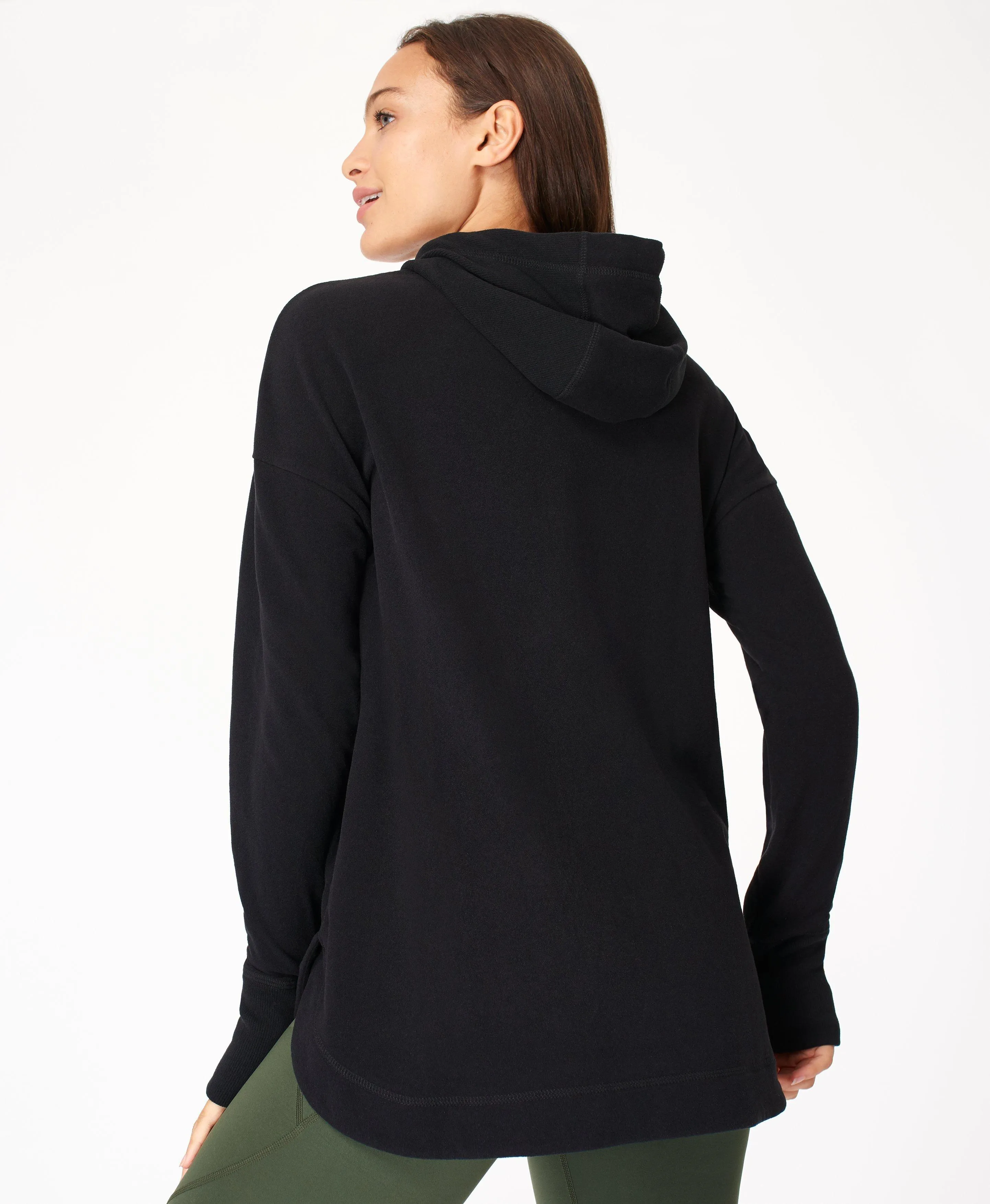 Escape Luxe Fleece Hoody Sb6426 Black