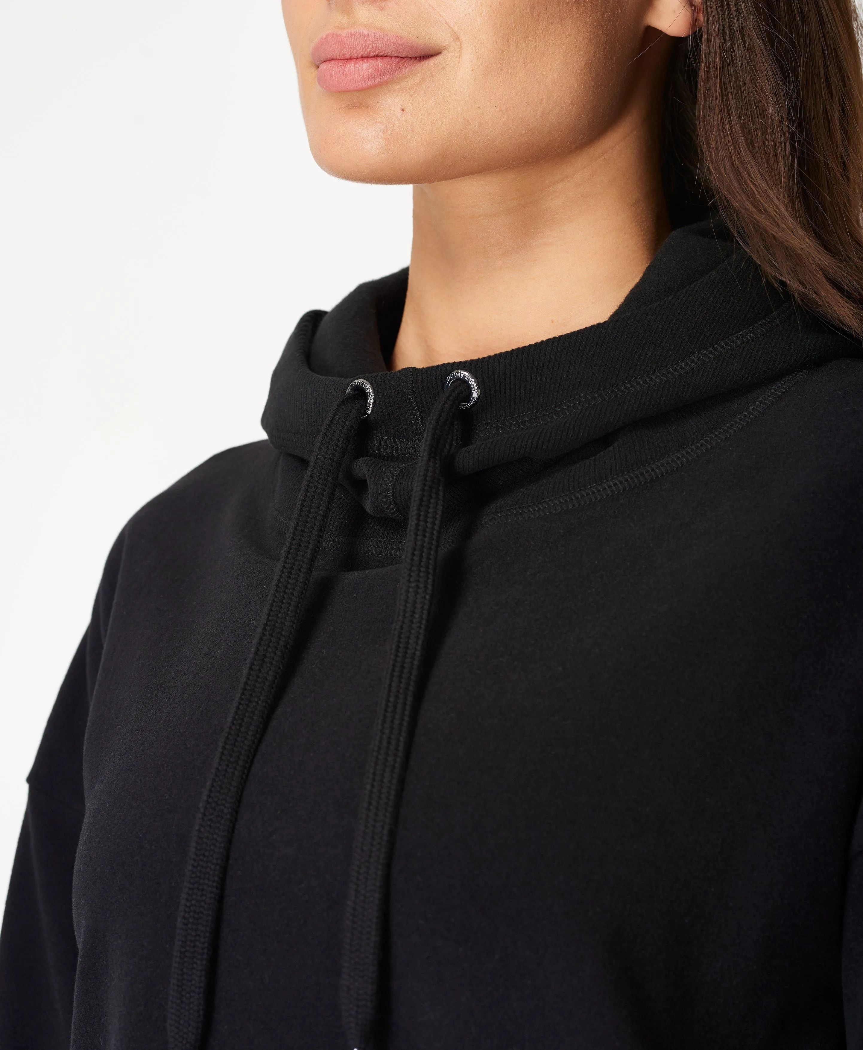 Escape Luxe Fleece Hoody Sb6426 Black