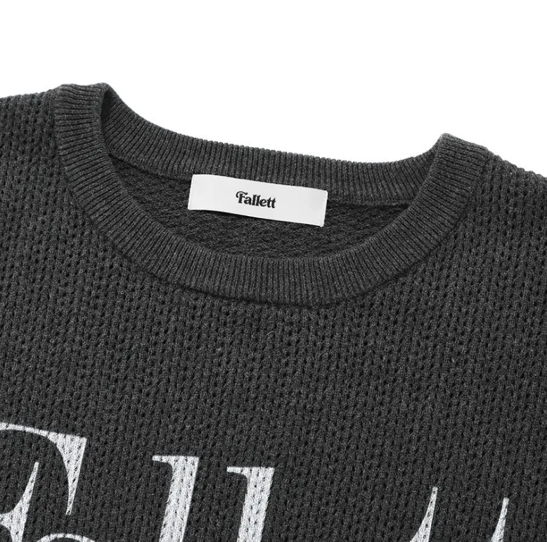 Fallett  |Crew Neck Unisex Street Style U-Neck Long Sleeves Plain Logo