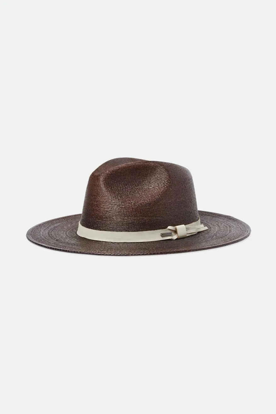 Field Proper Straw Hat - Dark Earth/Natural